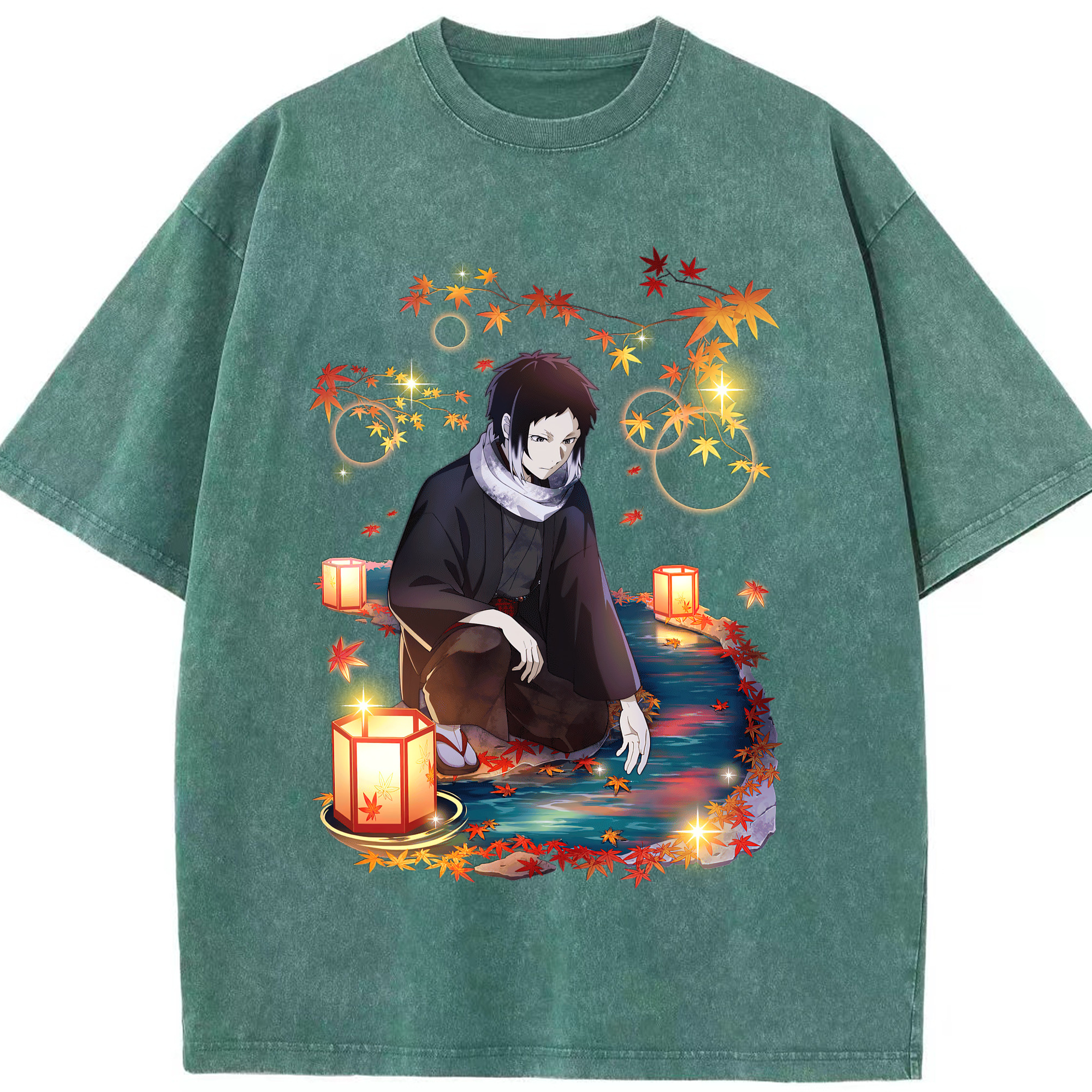 （画像用） 文豪ストレイドッグス Bungo Stray Dogs 綿100% ヴィンテージ風 半袖Tシャツ（フロントプリント）